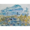 thumbnail image 3 of Wilhelm Thöny 24x19 Black Modern Framed Museum Art Print Titled - Port of Marseille (1933-1936), 3 of 5