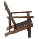 thumbnail image 5 of Zimtown Silla Adirondack Sillón de Madera para Patio, Césped, Jardín, Porche, Balcón, Color Carbonizado, 5 of 11