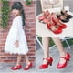thumbnail image 2 of Cómodos niños princesa tacón alto vestido rojo niñas zapatos Bow-knot fiesta bodazhangyuxiangRed+28(inside 18.0 cm) zhangyuxiang unisex, 2 of 2