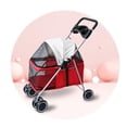 thumbnail image 3 of Coche Transportador Tipo Carreola Para Mascotas Chicas o Medianas Color Rojo Elegate, 3 of 8
