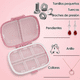 thumbnail image 3 of Pastilleros  Bloosom Organizador Y Cortador De Pastillas Medicas 2pcs Rosa, 3 of 5