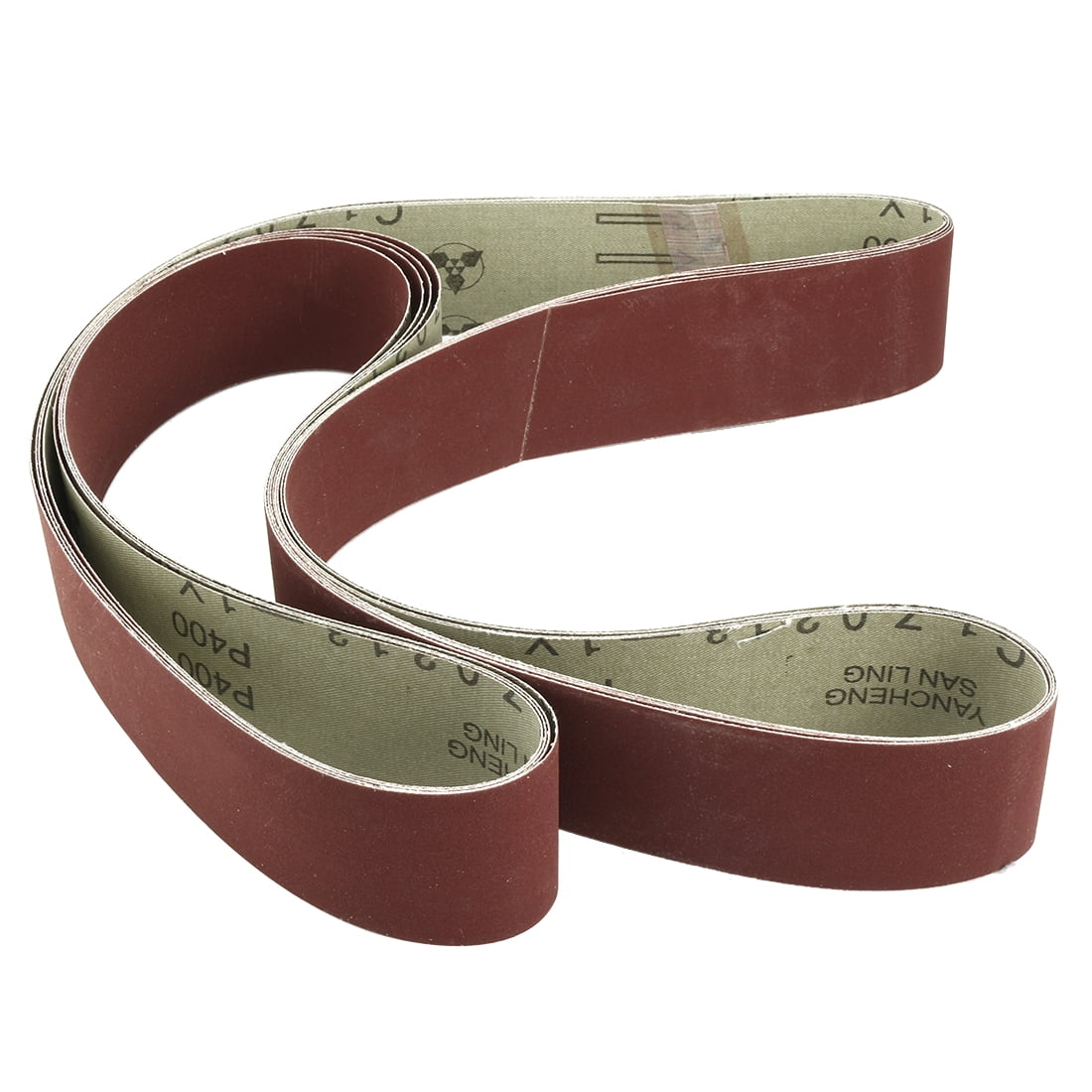 Uxcell 2" x 72" 400 Grit Flush Joint Aluminum Oxide Sanding Belts 4