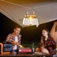 thumbnail image 5 of Gefolly Camping Lamp Solar 6000K 3 Color Outdoor Table Lamp,IP66 Water Resistant Portable Hanging Handheld Tent Light with USB-C Rechargeable for Emergency and Outdoor Use- -Golden, 5 of 5