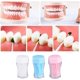thumbnail image 4 of 600 Uds cepillos interdentales palillos dentales de plástico limpiadores interdentales con cajas (blanco azul rosa), 4 of 5