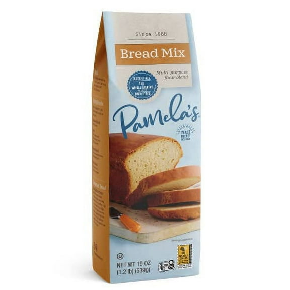 Pamela's Products Gluten-Free, Bread Mix, 19-Ounce Packages