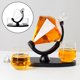 thumbnail image 5 of Decantador de whisky Gloria de vidrio en forma de diamante 850ml, 5 of 8