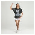 thumbnail image 2 of Women's Gameday Couture Black Duke Blue Devils Relaxed Fit Victory Mode Flutter Sleeve T-Shirt, 2 of 7
