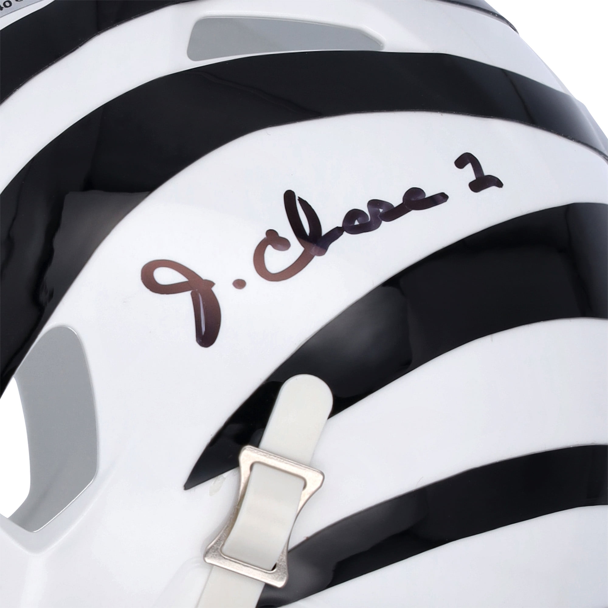 Ja'Marr Chase Cincinnati Bengals Autographed Riddell 2022 On Field Alternate Speed Mini Helmet - Fanatics Authentic Certified