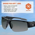 thumbnail image 3 of Ergodyne SkullerzÂ® Dagr Safety Glasses // Sunglasses, Matte Black, Anti-Fog Smoke Lens, 3 of 3