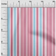 thumbnail image 2 of oneOone Cotton Silk Pink Fabric Stripes Craft Projects Decor Fabric Printed By The Yard 42 Inch Wide-QN, 2 of 6