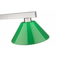 thumbnail image 2 of 152BN-PGR-Z-Lite-Cobalt - 3 Light Billiard with Shade-8 Inches Tall and 14 Inches Wide-Brushed Nickel Finish-Green Shade Color, 2 of 2