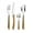 Brown, variant on Amefa Eclat 24-Piece Stainless Steel Set (Natural Black Wood)
