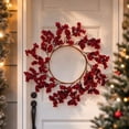 thumbnail image 6 of Orangide Christmas Wreath Artificial Red Berry Winter Holiday Front Door Wall Decor, 6 of 8