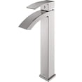 thumbnail image 2 of VIGO Duris Bathroom Vessel Faucet in Brushed Nickel, 2 of 6