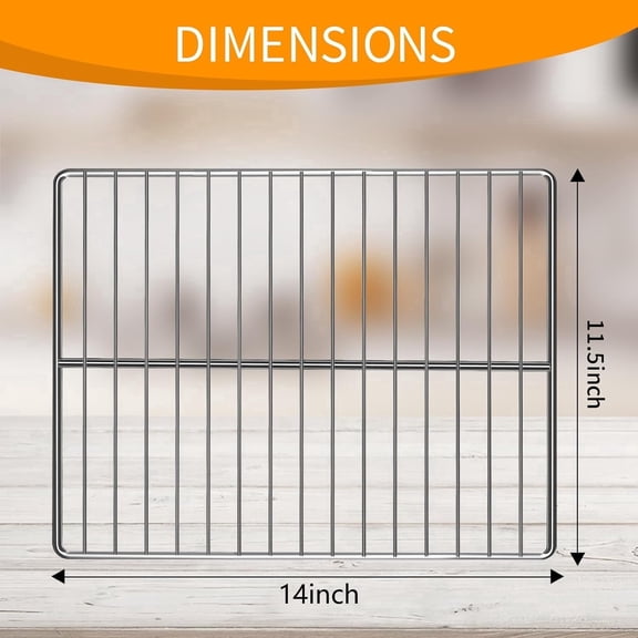 GWY Air Fryer Wire Rack for Dual Zone 360 Oven 25 QT, 14"x11.5" Stainless Steel Roasting Rack