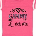 thumbnail image 4 of Inktastic Gammy Loves Me Grandchild Girls Baby Bodysuit, 4 of 5