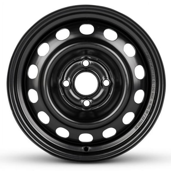 New OEM Replacement Wheel 14x5.5 in for 2000-2006 Honda Insight Painted Black 14 inch Steel Rim