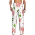 thumbnail image 3 of Daiia Funny Little Pigs Men's Sleep Pant with Pockets and Drawstring,Pajama Pants-Medium, 3 of 9