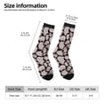 thumbnail image 2 of Balery Hand Drawn Pig Calcetas Largas con Estampado para Hombre y Mujer – Suaves y Transpirables, Talla Única (US 5-11), 2 of 6
