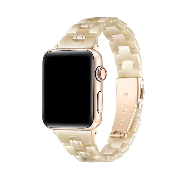 Posh Tech Autumn Resin Replacement Apple Watch Band (Fits All Models) in Light Tortoise