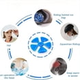 thumbnail image 4 of Cooling Gel Insert For Hat Inner Chill Pad Outdoor Hiking Gardening Sun Hat Cooling Patch Silicone Ice Pack Head Cooling Pad Heat Relief Accessory For Fishing Summer Outdoor Activities, 4 of 6