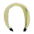 thumbnail image 3 of Unique Bargains 1 Pc Headband Chiffon Wide Hair Accessories Yellow, 3 of 5