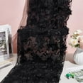 thumbnail image 4 of 2.2yards Embroidered Flower Fabric 59-64.5inch Wide 3D Flower Organza Lace Floral Mesh Embroidery Fabric for Sewing DIY Custom Clothes Party Dress Home Decoration Black, 4 of 8