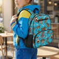 thumbnail image 3 of Jeiento Cute Dachshund 13.5 Inch Lightweight Preschool Backpack, Toddler School Bag for 2-5 Year Old Kids, Bookbag with 2 Front Zipper Pockets, Blue, 3 of 7