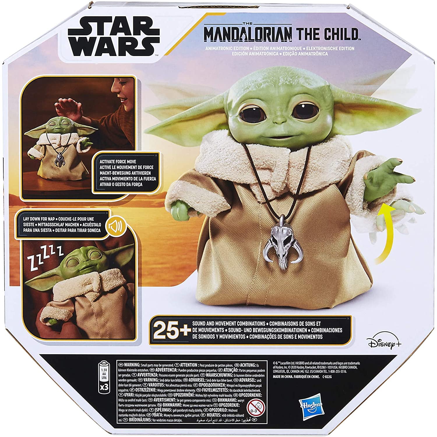 Talks Moves-NEW Star Wars “Animatronic” The Mandalorian The Child Yoda 