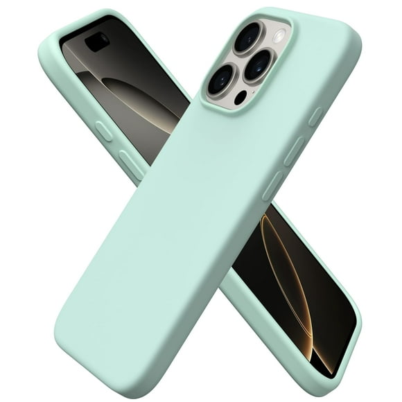 Funda de teléfono ORNARTO compatible con iPhone 16 Pro 6.3 - Verde menta