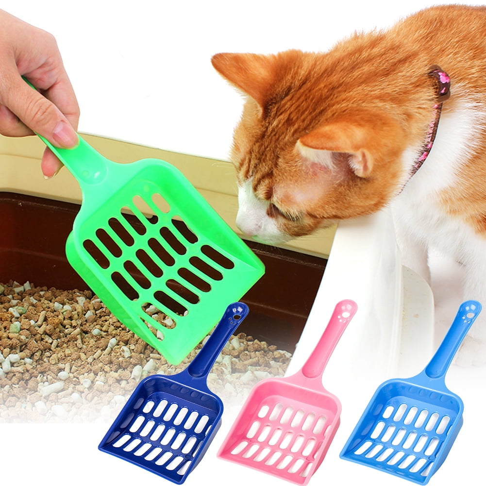 Cdar Cat Litter Scooper Long Handle Sifter Scoop Lightweight Sifting Scoops