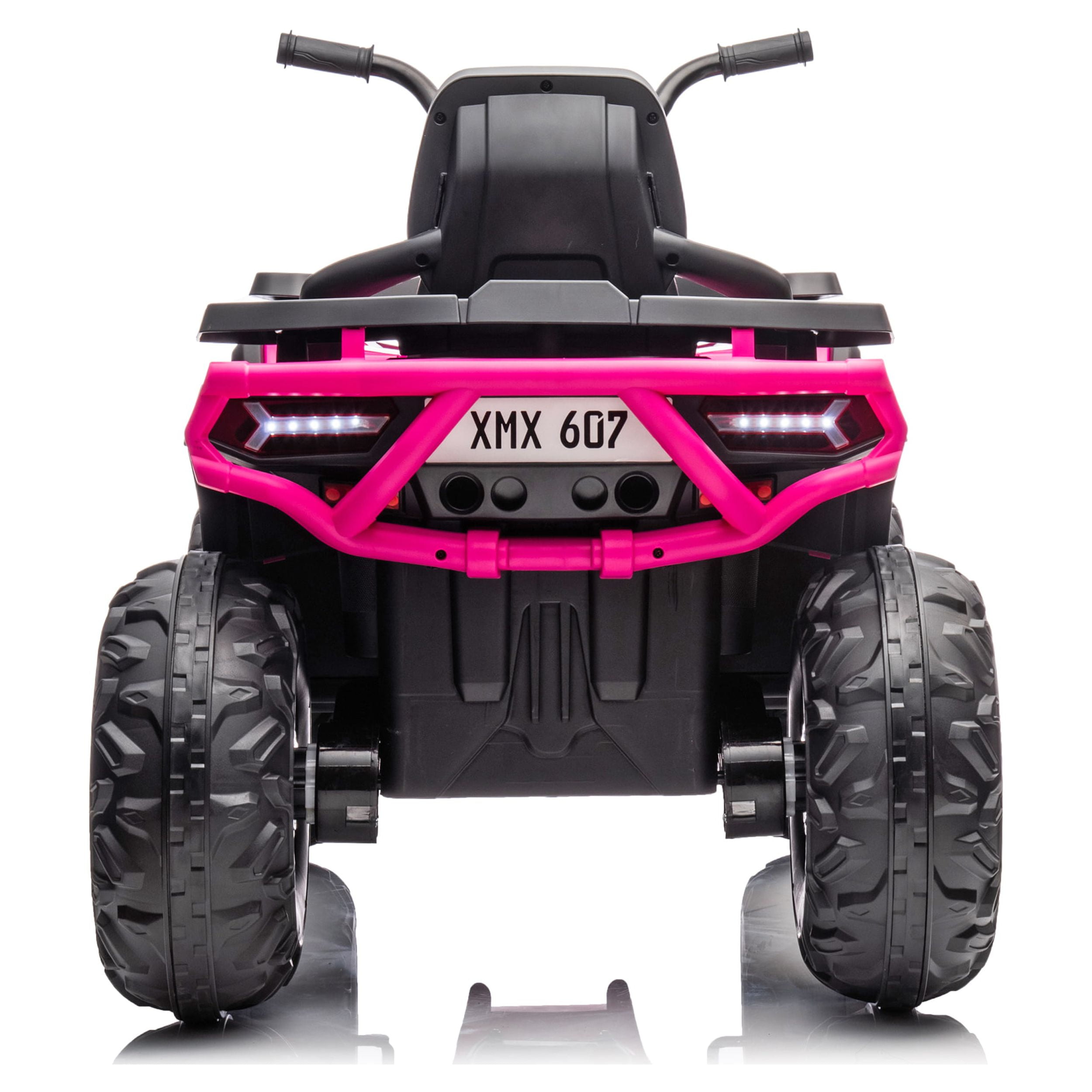 Blazin Wheels 12 Volt Battery Operated Pink ATV Ride-On with Lights and Sound