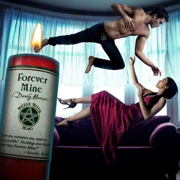 Wicked Witch Mojo “Forever Mine” Candle – Love & Attraction Herbal Candle for Romance & Manifestation