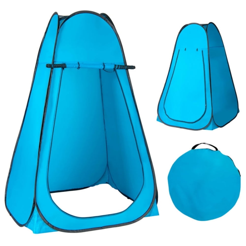 Aimee Lii Portable Pop Up Privacy Shower Toilet Changing Room Camping Hiking Tent, Outdoor Picnic Camping Equipment, Blue