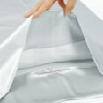 thumbnail image 6 of PiccoCasa 19 Momme Pure Silk Pillowcase with Envelope Closure, Queen Silver Gray, 6 of 7