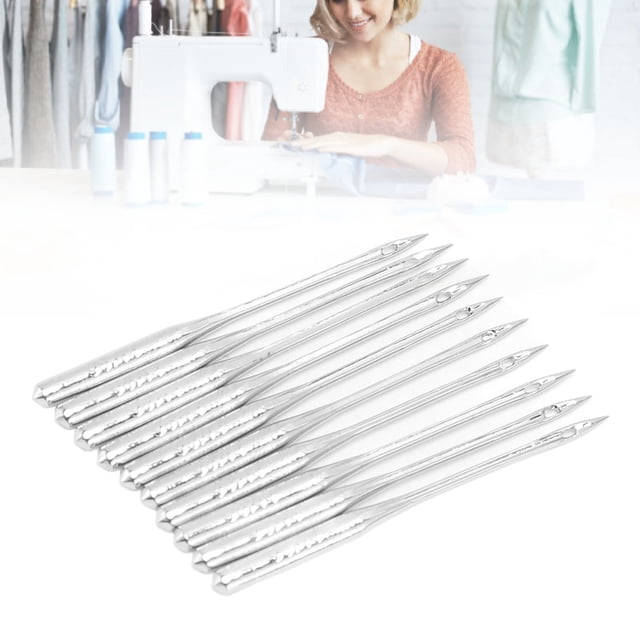 Handheld Sewing Machine Needles, Replacement Parts 20PCS Easy Installation Fine Ground Tip Sewing Machine Needle Set for Household Use