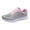 Pink, variant on Daznico Unisex Breathable Mesh Running Shoes - Lightweight Flat Casual Sneakers with Cross Straps, Round Toe Walking Shoes for Women & Men,Color:Dark Blue,Size:6.5