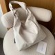 thumbnail image 4 of Bolso cruzados para mujer Bolso satchel de nailon Bolso informal sólido para mujer (Blanco), 4 of 6