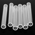12 Pcs 4inch Clear Borosilicate Glass Tube 12mm OD 8mm ID 2mm Thick ...