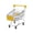 Yellow, variant on Jacenvly Christmas Ornaments Children Supermarket Mini Shopping Cart Mini Shopping Cart Mini Supermarket Shopping Cart Living Room Decor
