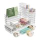 thumbnail image 1 of Organizadores de Cajones De PláStico Transparente, Separadores de Cajones de Escritorio, Organizador de Cajone para Maquillaje, Cocina, Escritorio, baño, 1 of 4