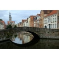 thumbnail image 2 of Johnson, George 14x11 Gold Ornate Wood Framed with Double Matting Museum Art Print Titled - Brugge I, 2 of 4