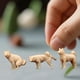 thumbnail image 5 of 3 Piezas Figura Mini Figura Mini Perro Resina Animales Miniatura Escena Modelo Decorativo Adecuado para Colección Cumpleaños Fotografía, 5 of 9