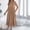 Khaki, variant on BUIGTTKLOP Women's Summer Short Sleeve Midi Dresses Round Neck Loose Dress with Pockets 2026