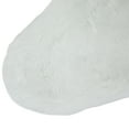 thumbnail image 5 of Northlight 19" White Plush Christmas Stocking, 5 of 6