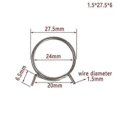 thumbnail image 4 of 3pcs Door Handle Springs Door Lever Knob Latch Replacement Coil Torsion Spring-hao, 4 of 4