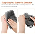 thumbnail image 3 of Makeup Remover Cloth,Bexikou 12 Pack Makeup Towels Face Washcloth,Makeup Remover Pads Reusable Washable,Facial Cloths Clean Towels for Face Eye Skincare, 5*5 inches, 3 of 6