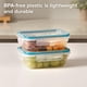 thumbnail image 3 of Recipientes para almacenamiento de alimentos Snapware Total Solution, 3 tazas, 2 unidades, 3 of 5