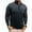 Dark Gray, variant on SGFCWSX Men Long Sleeve T-Shirt,Solid Color Breathable Button Pocket Casual T-shirts Navy 2XL