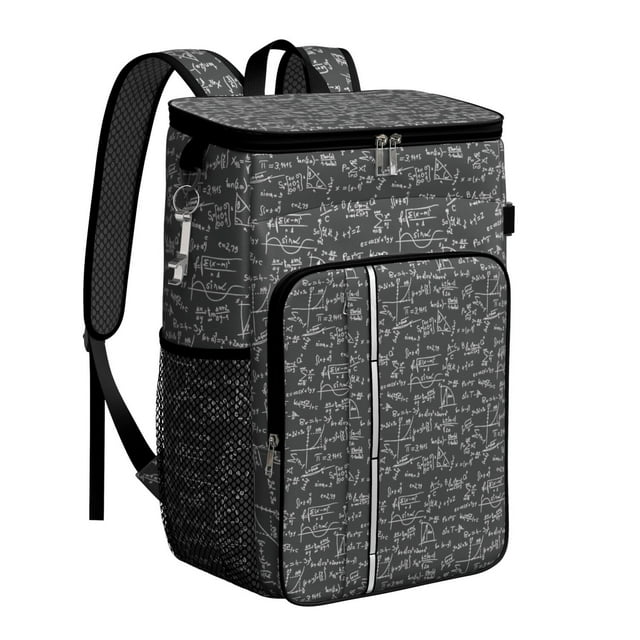 Science Classroom Essential Cooler Backpack - 20L High-Capacity Insulated Leakproof Bag for Students & Workers, Tablet Compartment Included